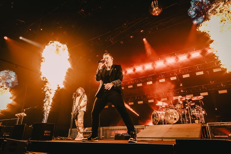 Shinedown performing live at AEC Theatre in Adelaide